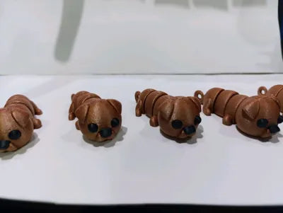 Cute Flexi Dog-Pug-(Keychain)